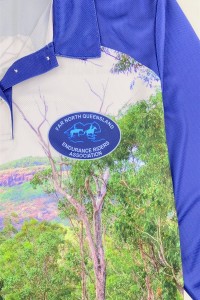 Design Full Body Dye Sublimation Polo Shirts Custom Fashion Ladies Polo Shirts Far North Queensland Endurance Riders Association Dye Sublimation Factory P1470 detail view-2